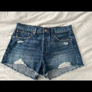 Aritzia Denim Forum Ex-Boyfriend Shorts Size 28